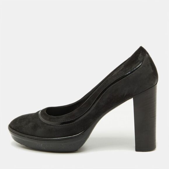 Tod´s Black Suede Round Toe Platform Pumps Size 40,New Products : American Fashion Style Bags On Sale